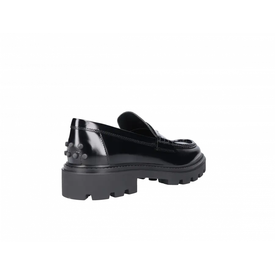 Tod's - Loafer LEATHER Kalbsleder - schwarz
