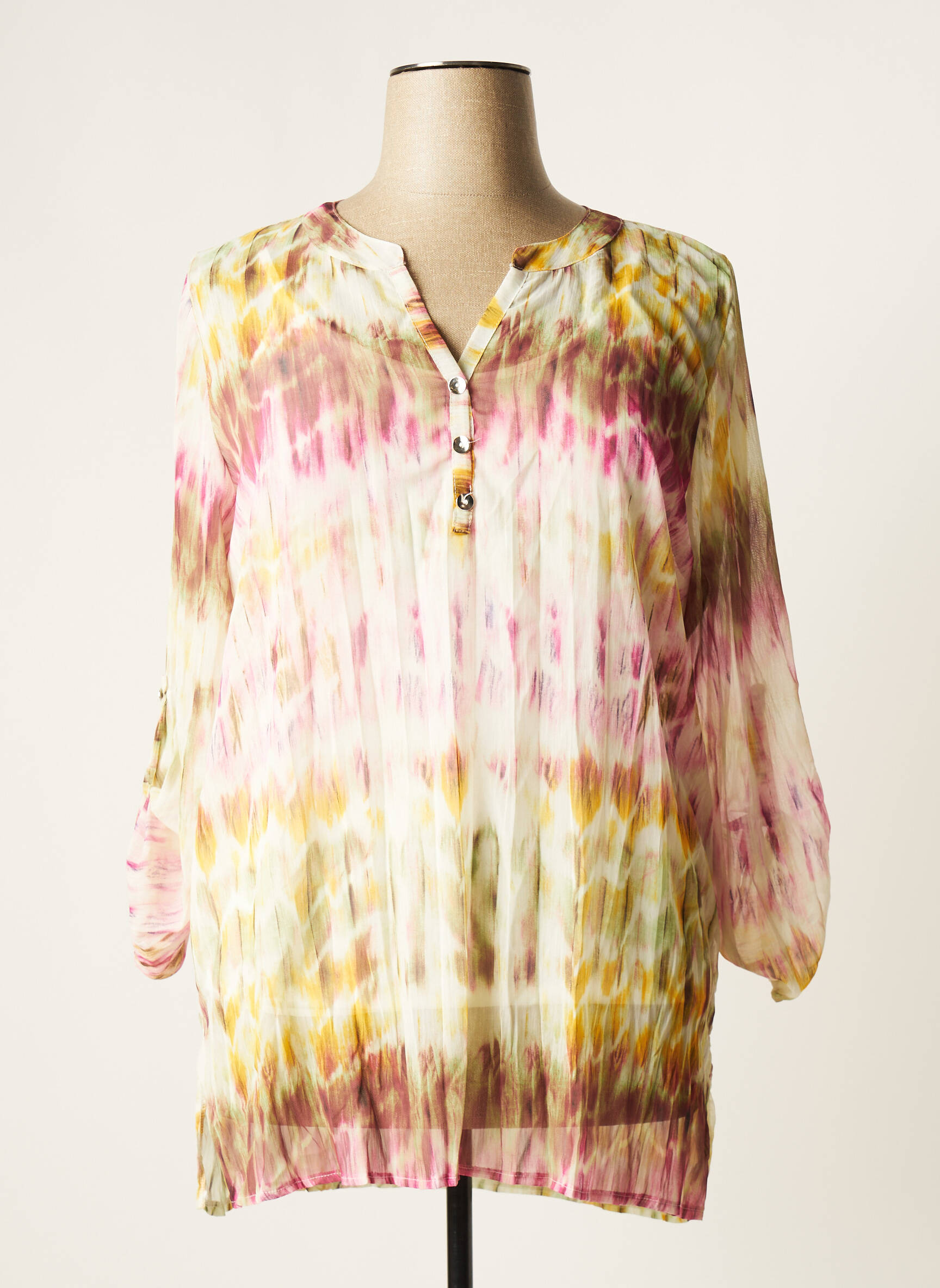 Vie Nocturne Tuniquemanchelongue Femme couleur rose