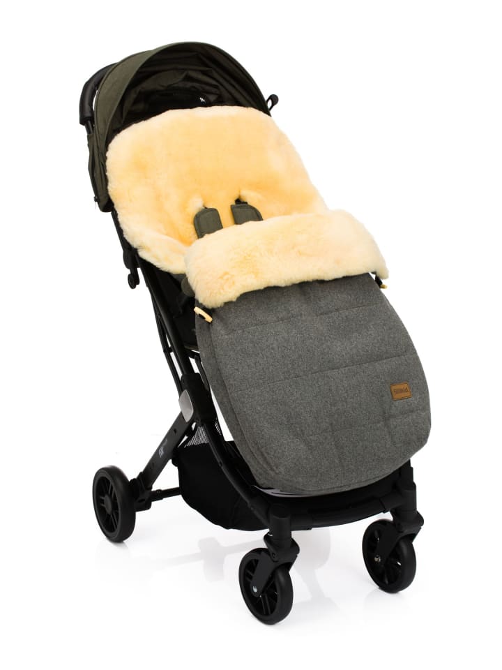fillikid Echtfell-Winterfußsack Bernina Wool Exklusiv in Grau günstig kaufen onesize