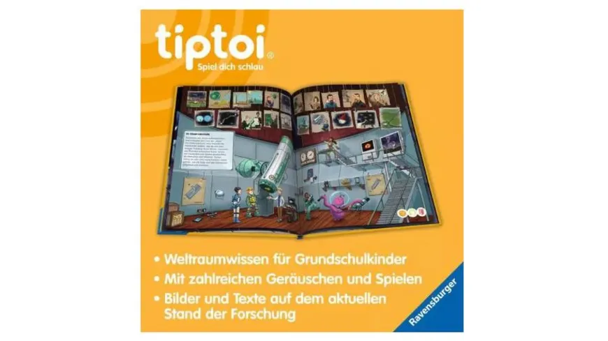 Ravensburger tiptoi - Der Weltraum: Raumfahrt, Sterne und Planeten