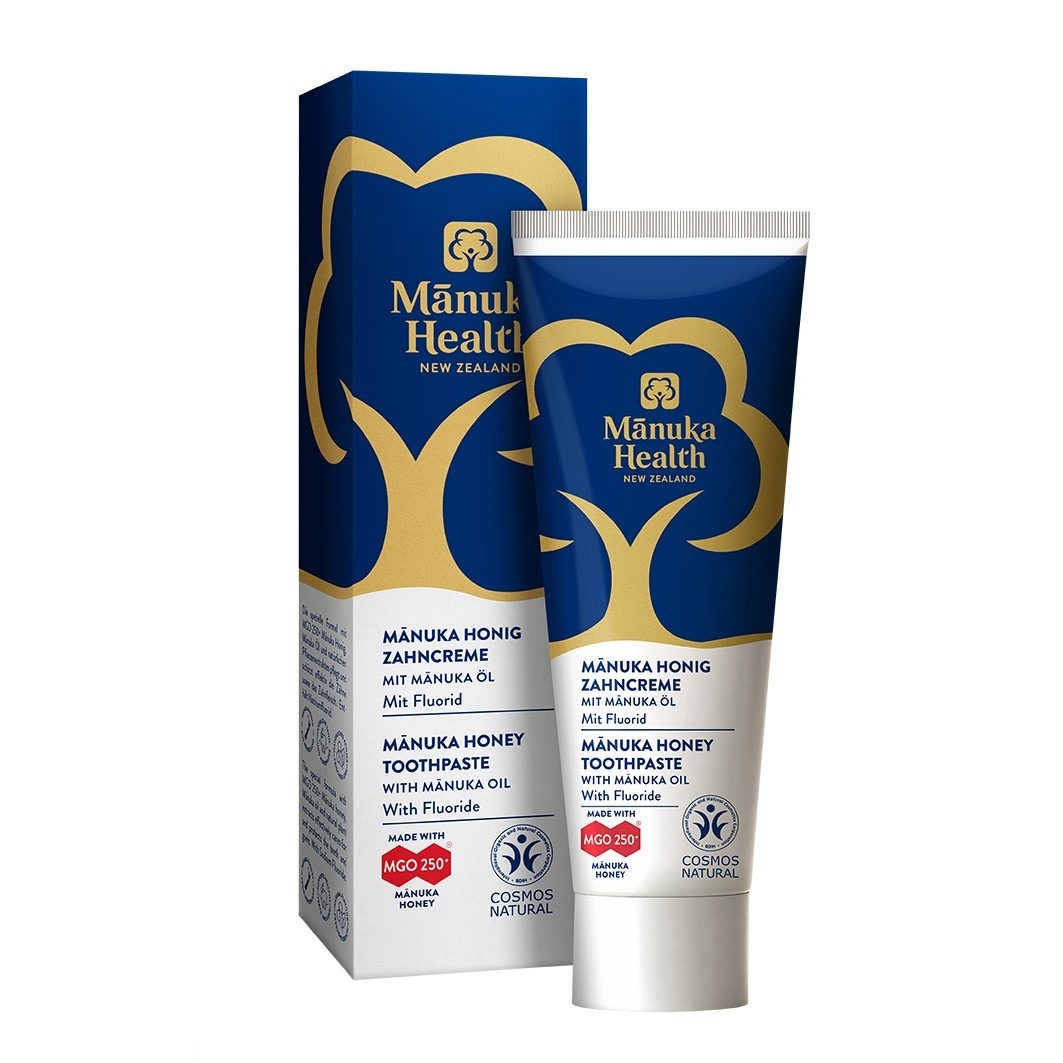 Manuka Honig Zahncreme mit Manuka Öl und Fluorid