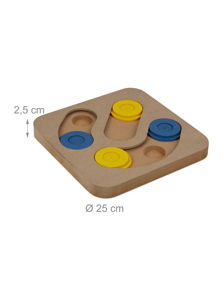 relaxdays Hunde-Intelligenzspielzeug in Mehrfarbig günstig kaufen onesize