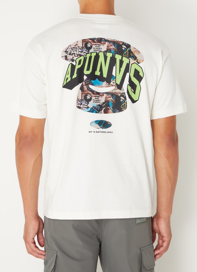 Aape T-shirt with front and back print