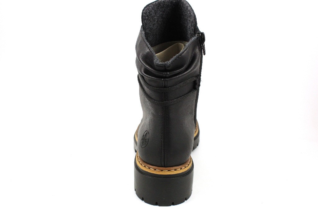 RIEKER Stiefeletten schwarz HWK Damen Stiefel