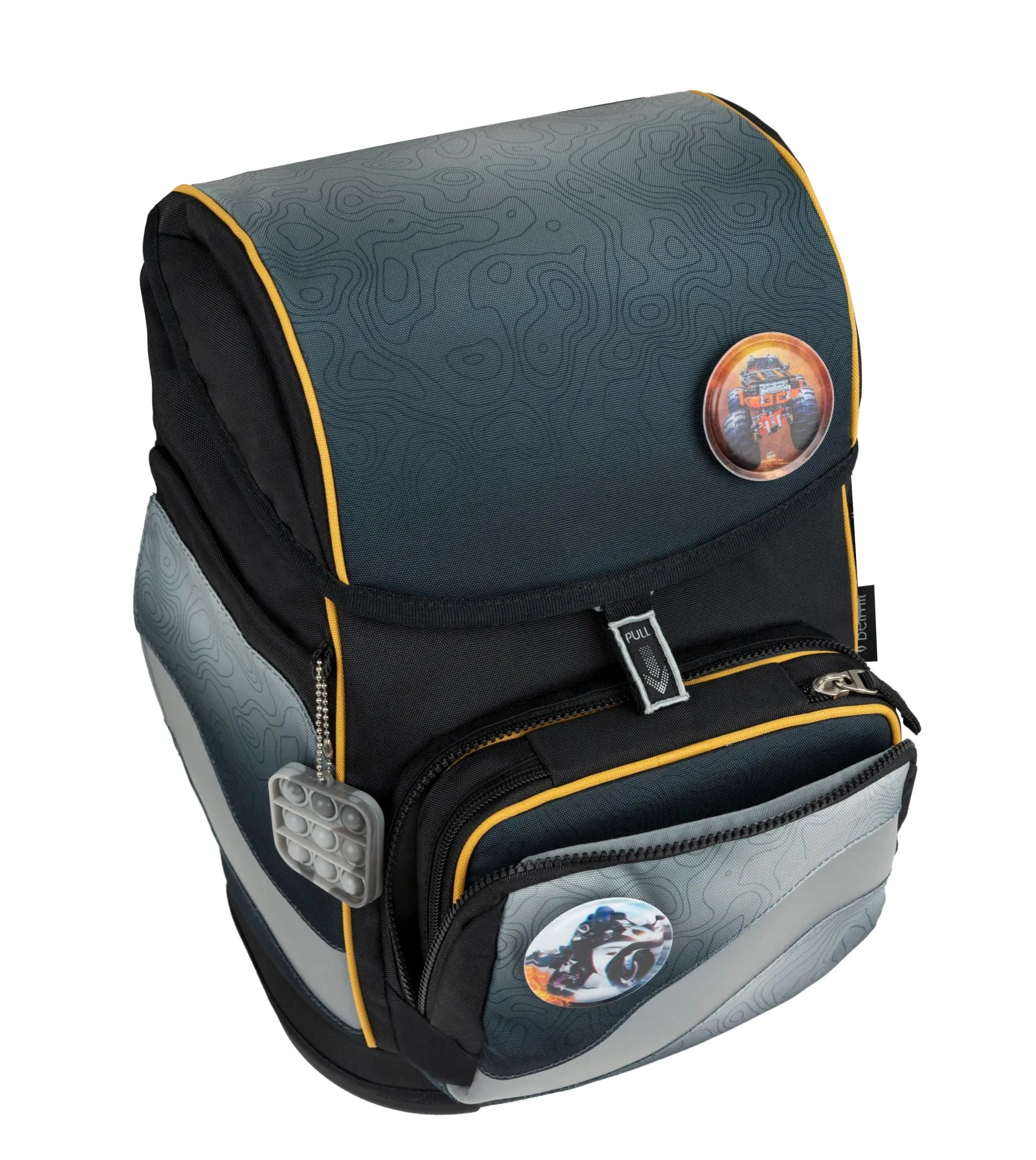 Belmil Premium Smarty Plus Schulra﻿nzen-Set 5-tlg - Black Grey