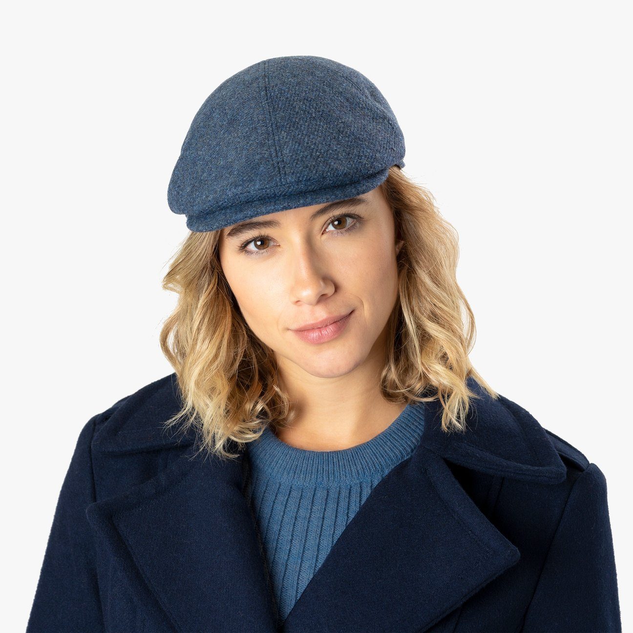 Lierys Flat Cap (1-St) Schirmmütze, Made in Italy