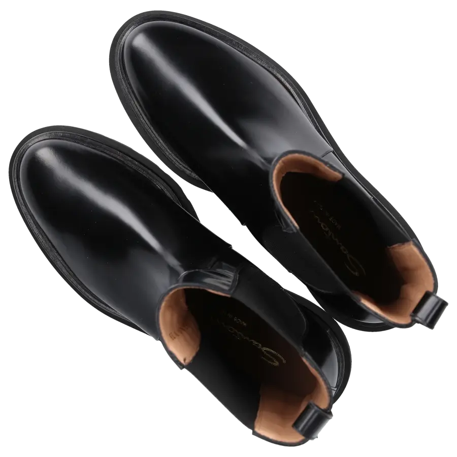 Santoni - Chelsea Boots 59524 Kalbsleder - schwarz