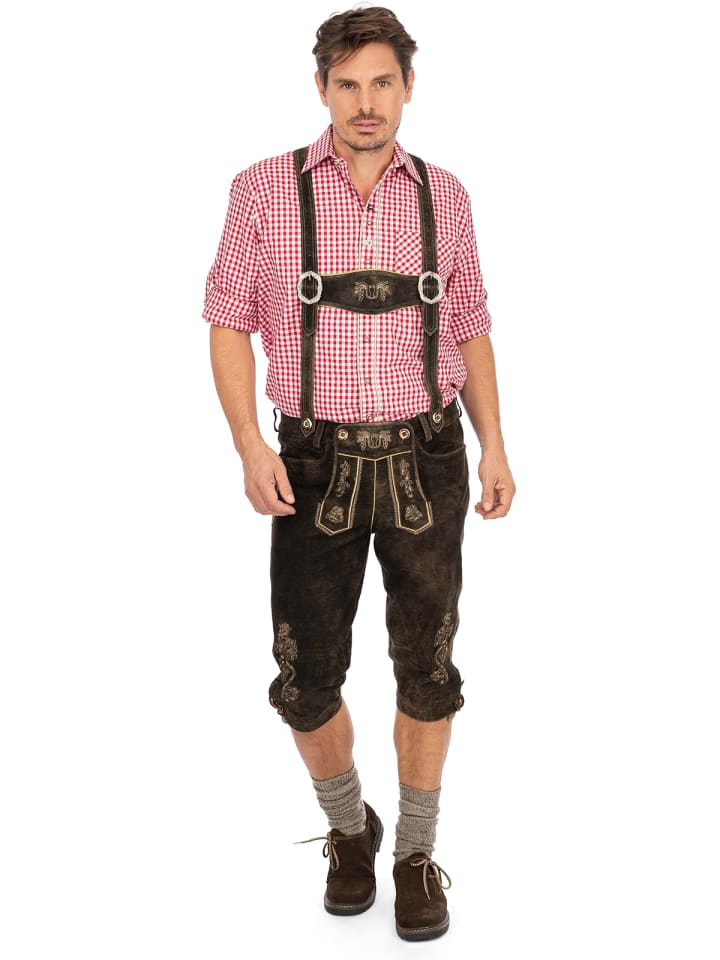 MADDOX Lederhose HOCHBERG-HT in bisam günstig kaufen 58