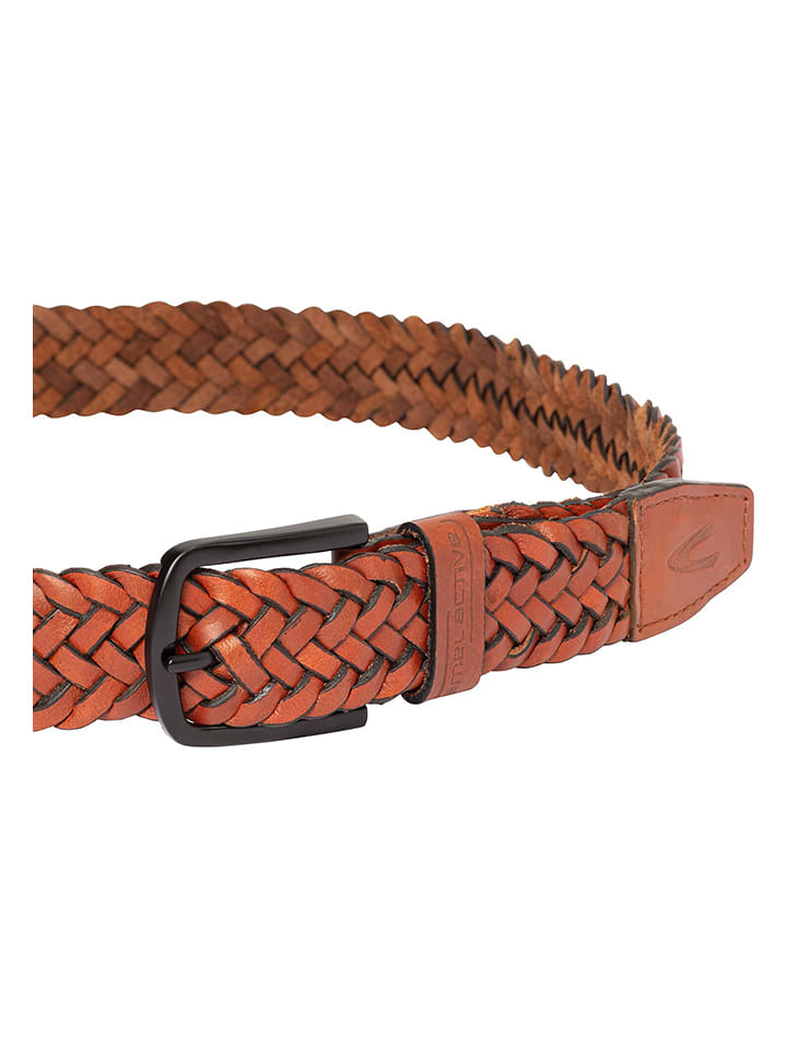 Camel Active Leder-Gürtel in Cognac günstig kaufen