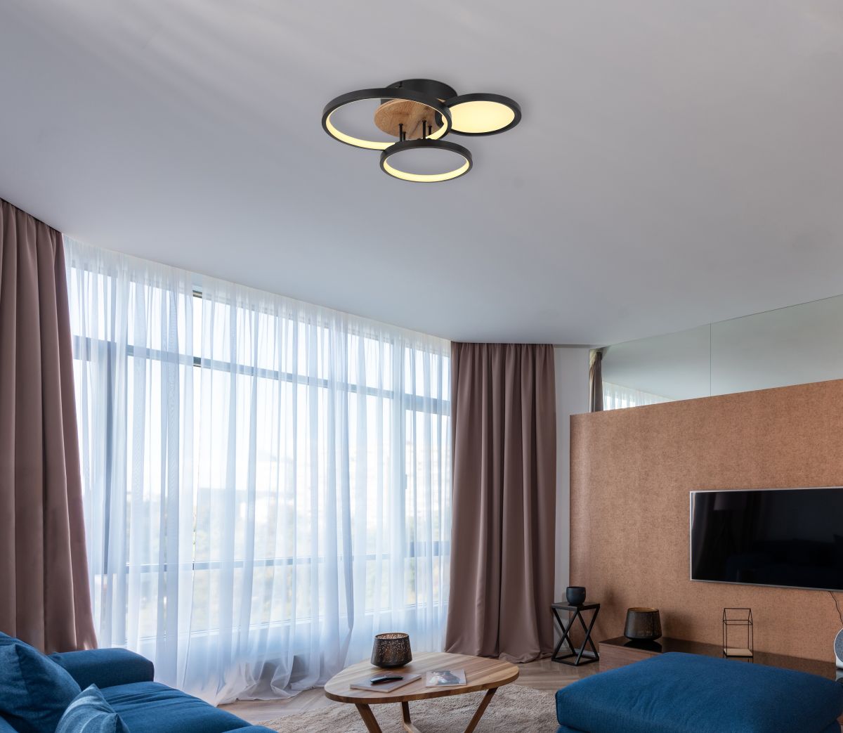 Globo LED Deckenleuchte Woody 2