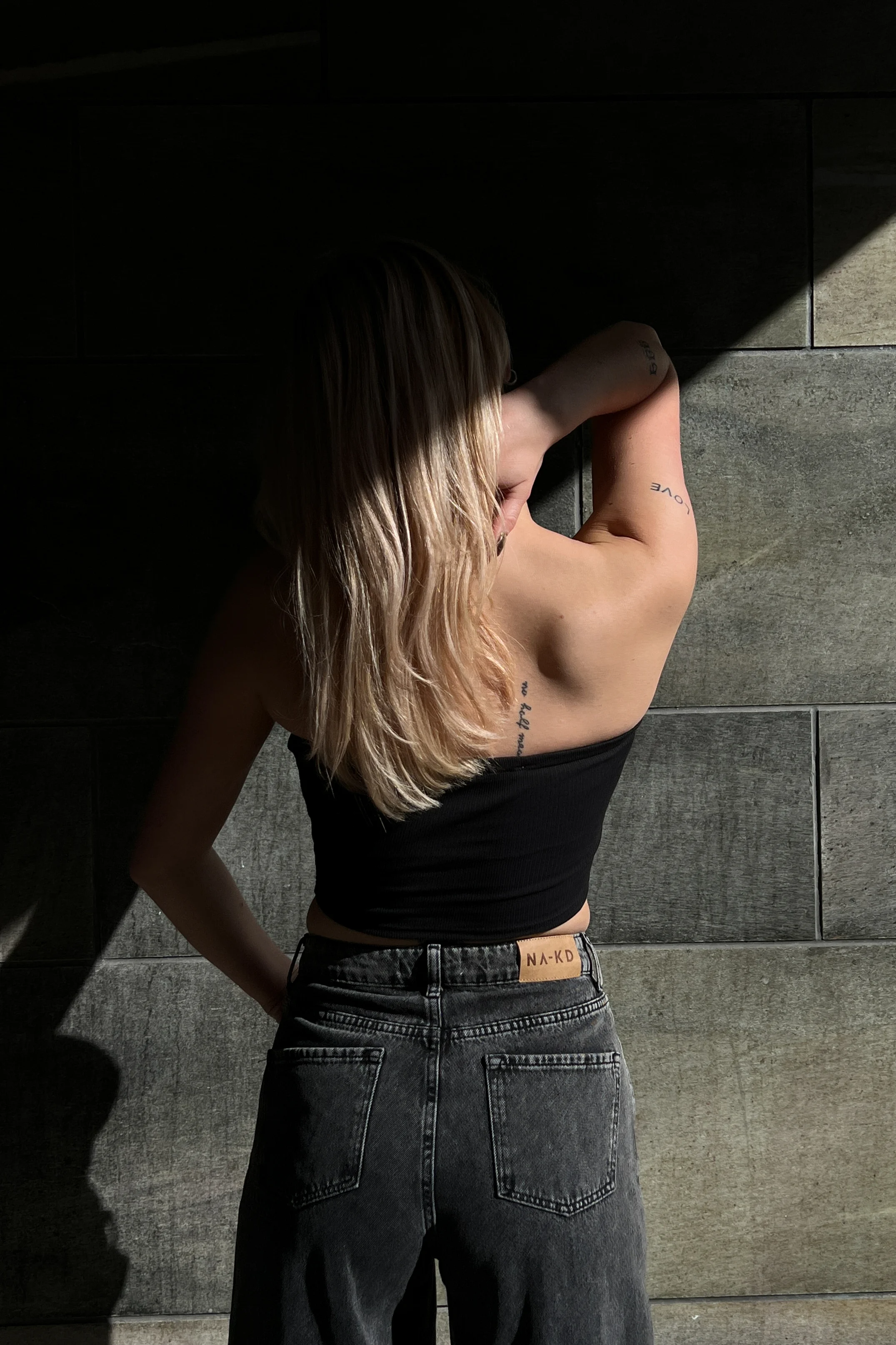 Kurzes, geripptes Tube-Top