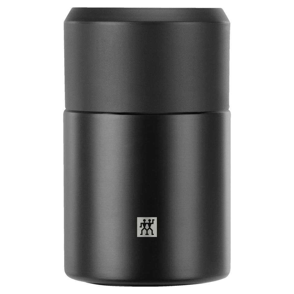 Speisegefäß, 700 ml, Edelstahl, Schwarz