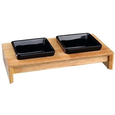 Trixie Napf-Set, Keramik/Holz