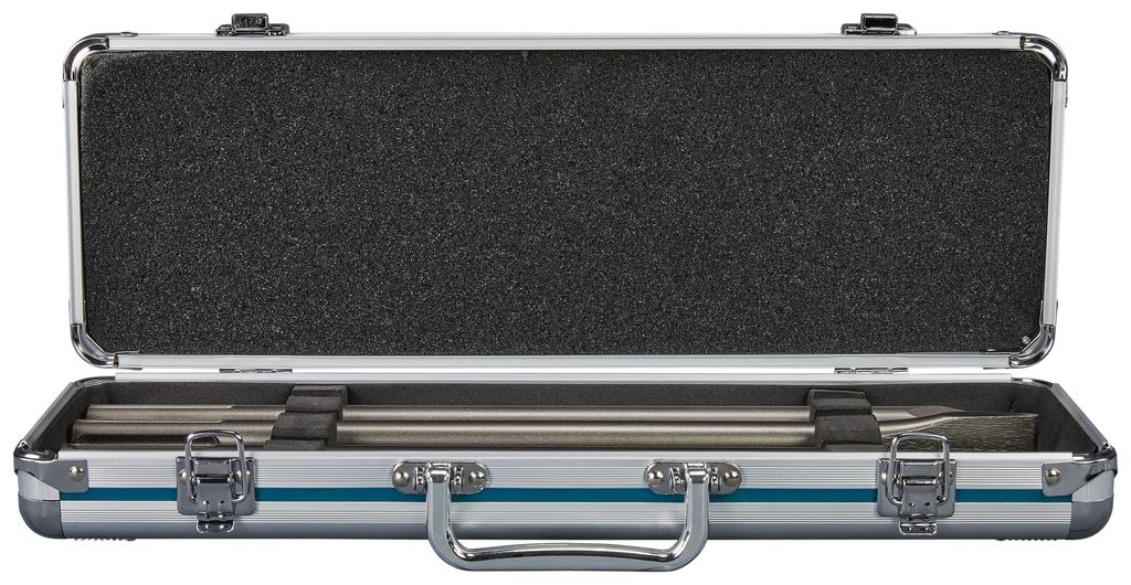 Set di scalpelli SDS-Max D-42450 da 3 pezzi in valigetta di alluminio Makita.