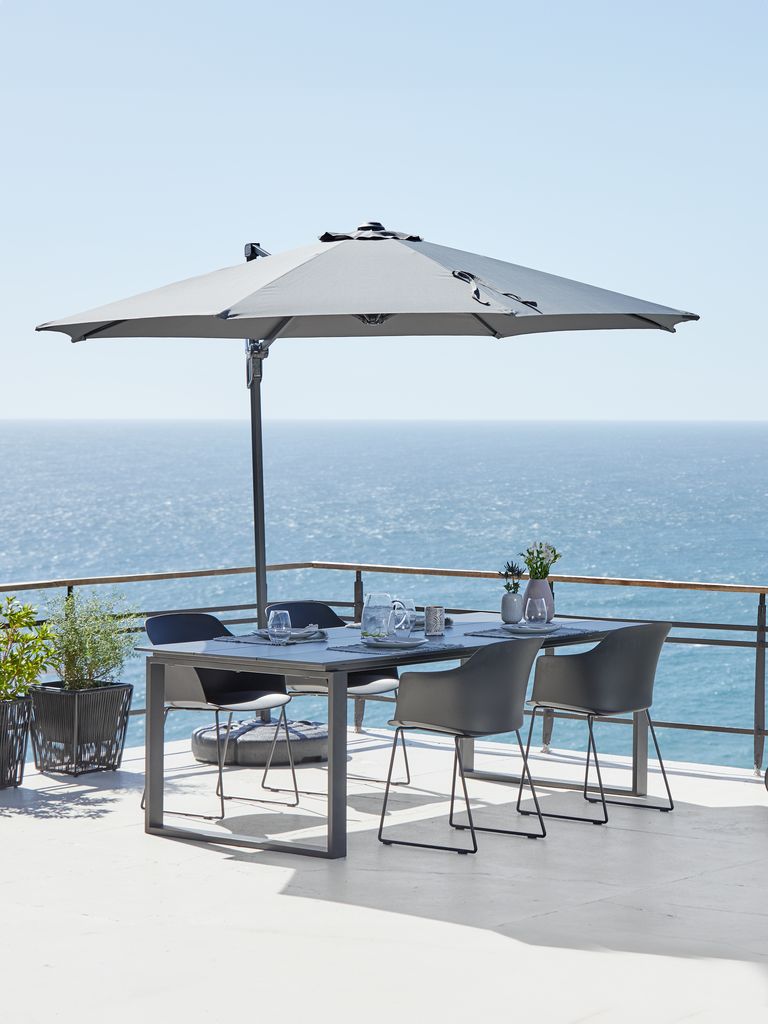 TRONDHEIM Parasol wiszący TRONDHEIM Ø300 szary
