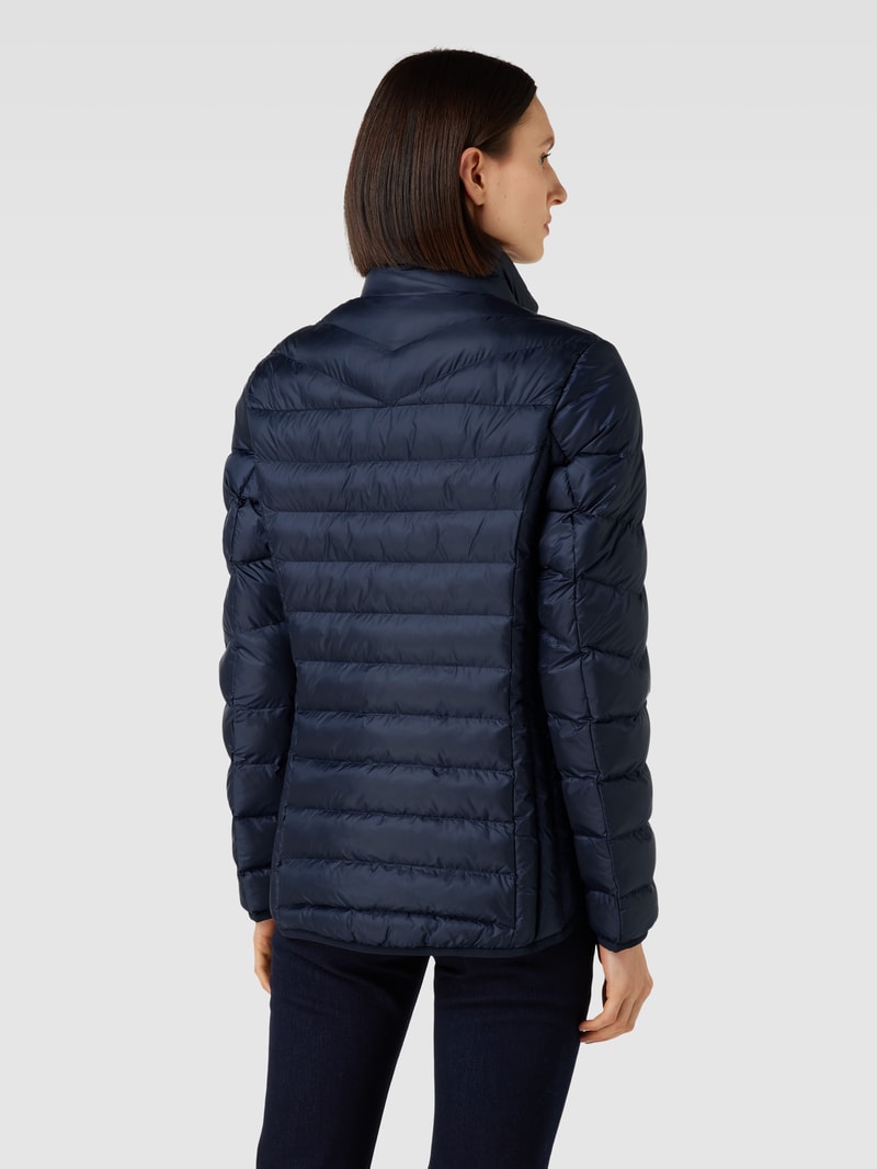 Steppjacke mit Stehkragen Modell 'Bern' in marineblau