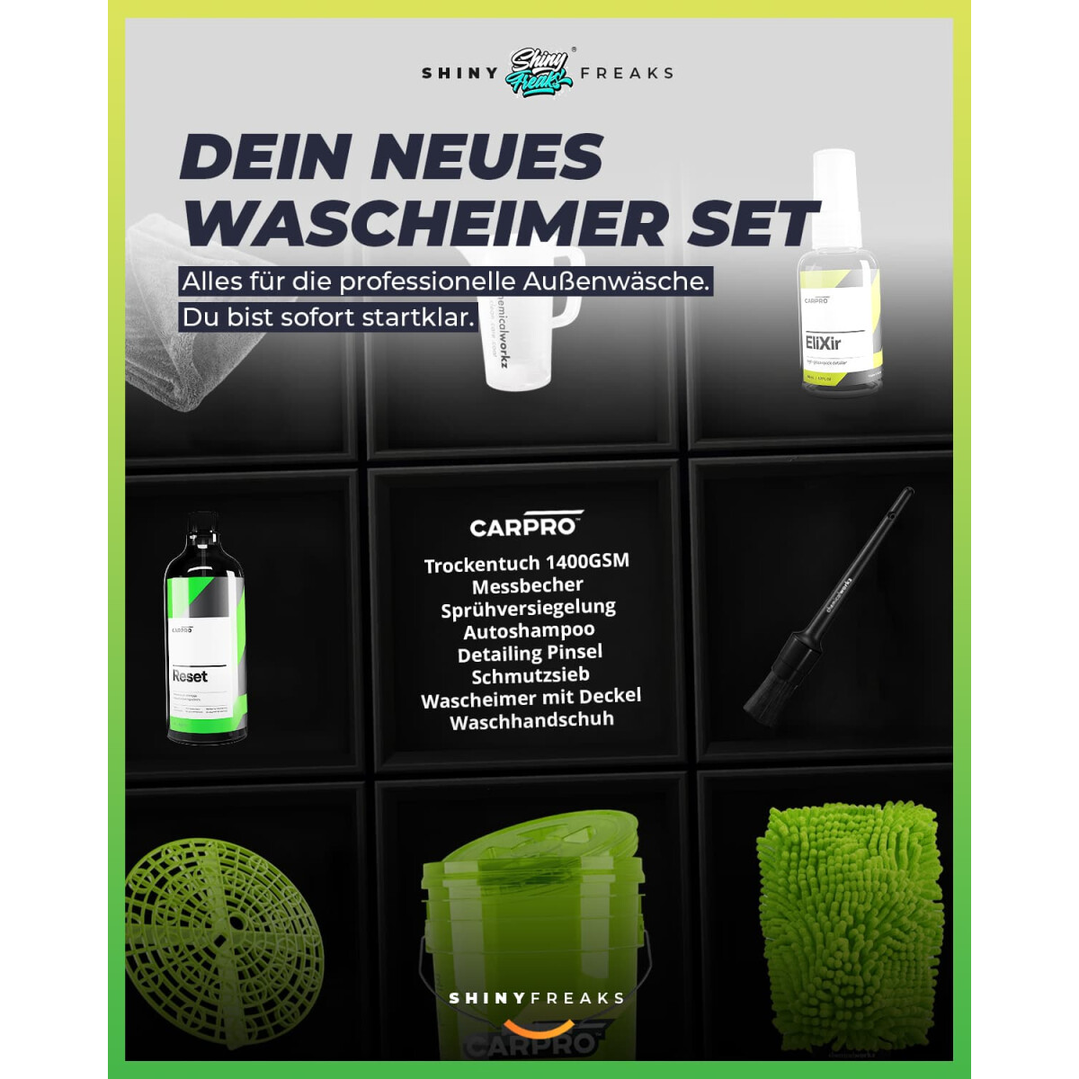 CarPro - Wascheimer Set | Starter 19L