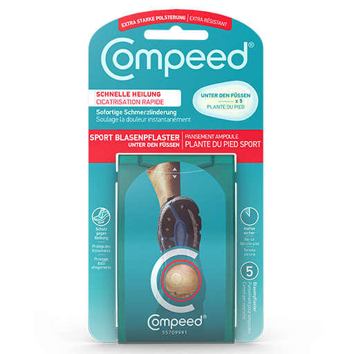 COMPEED Blasenpflaster unter den Füßen  5 St  Pflaster