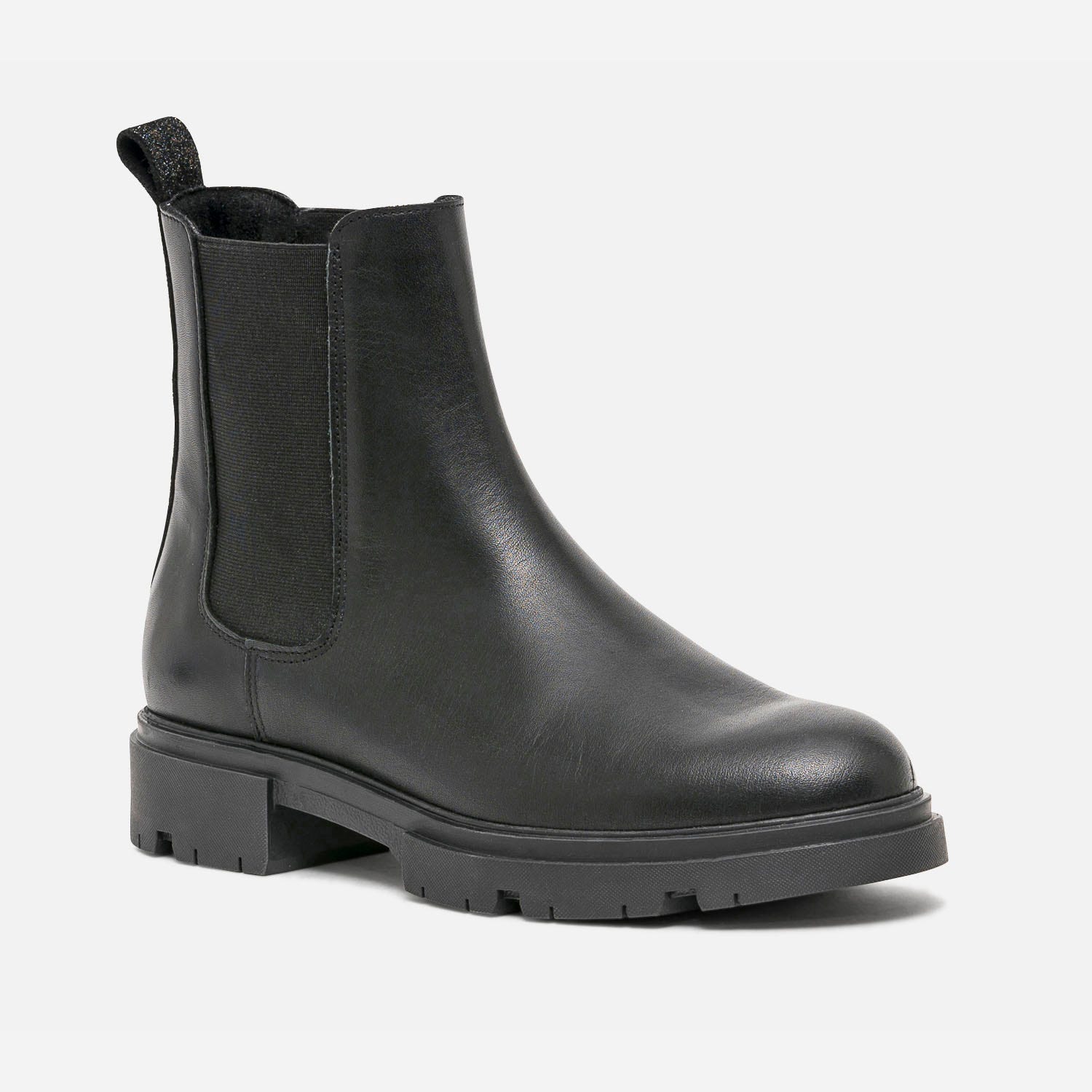 Chelsea boots TEXTO noir en cuir