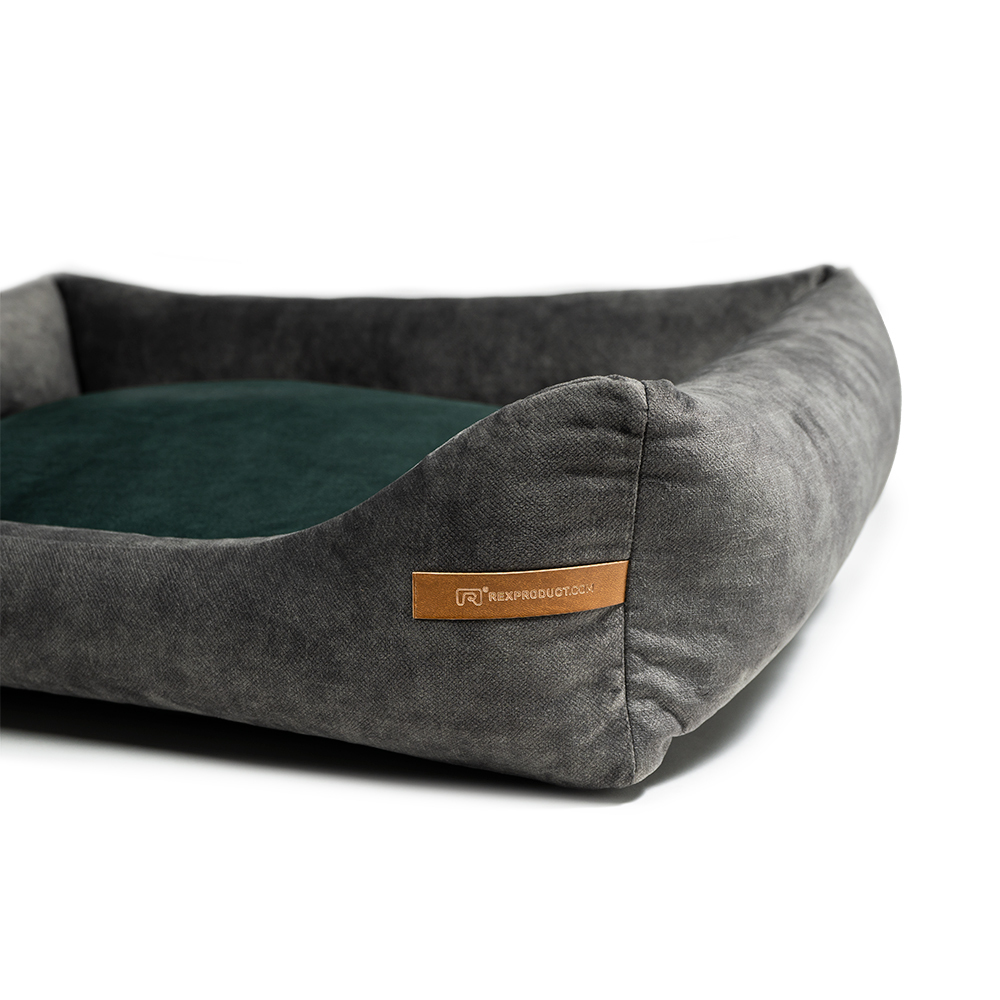 Rexproduct Hundebetten Rexproduct SoftColor Bett Khaki dunkelgrün S