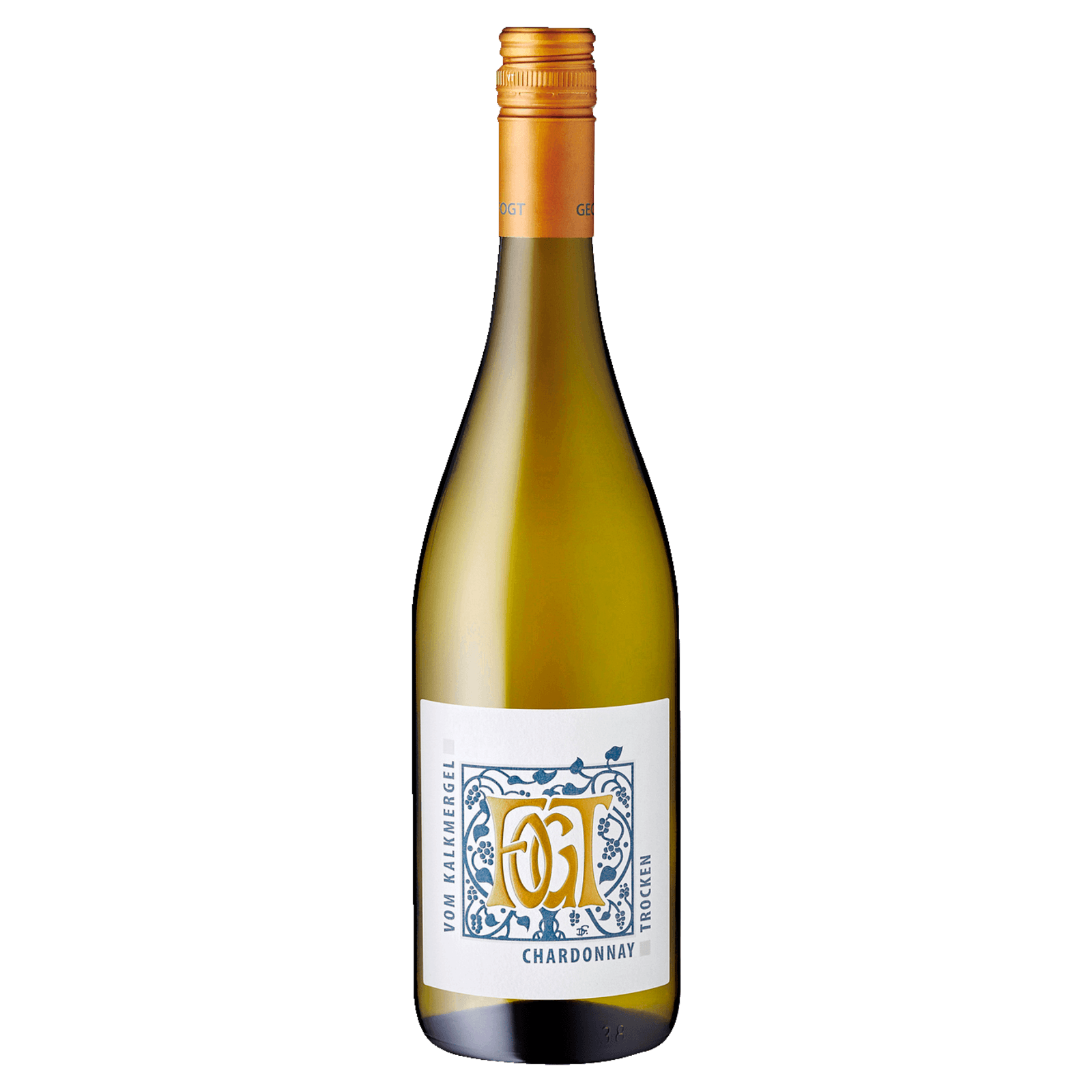 Weingut Fogt Weißwein Chardonnay vom Kalkmergel trocken 0,75l
