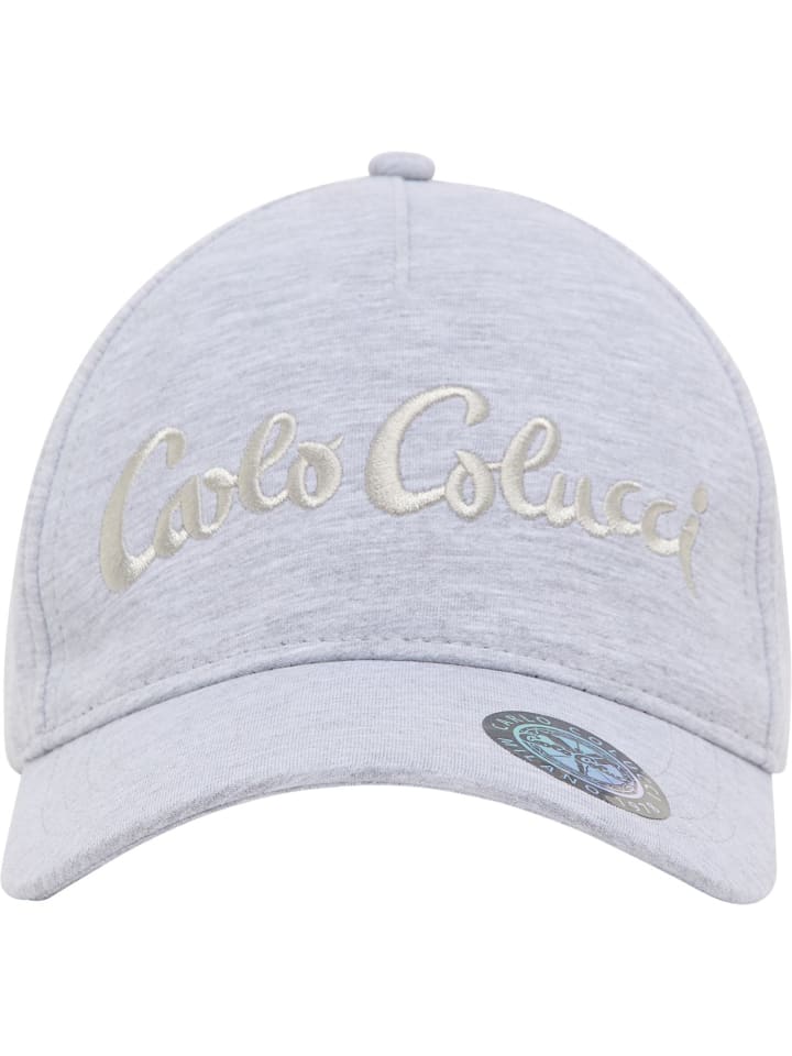 Carlo Colucci Baseball Cap Corneli in Grau Meliert günstig kaufen onesize
