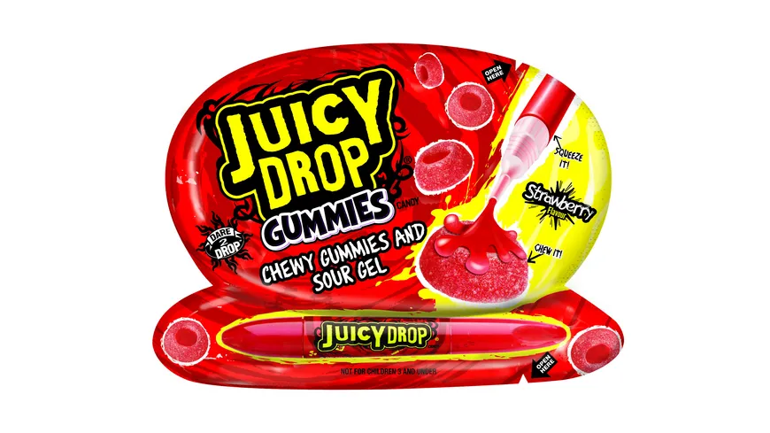 Bazooka Candy Brands Juicy Drop Gummies 57 g