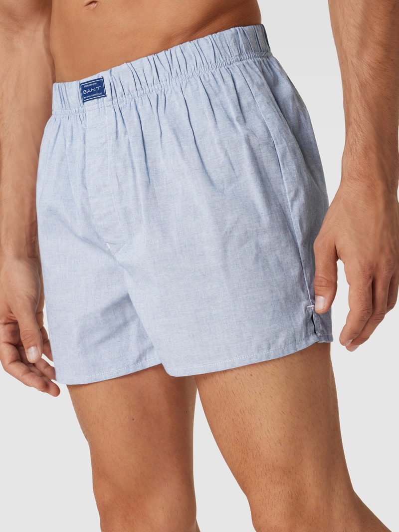 Boxershorts aus Baumwolle im 2er-Pack in blau
