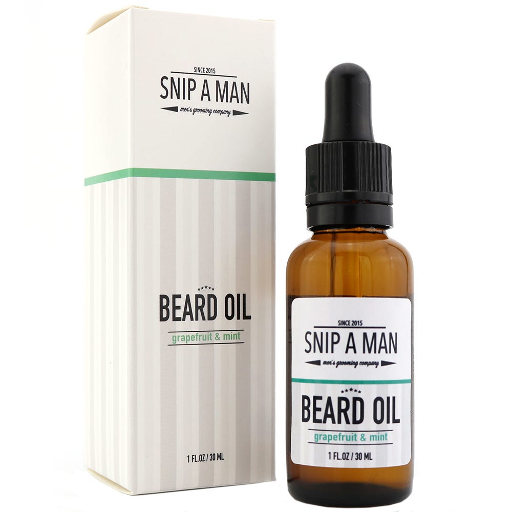Snip A Man Beard Oil Grapefruit & Mint 30 ml