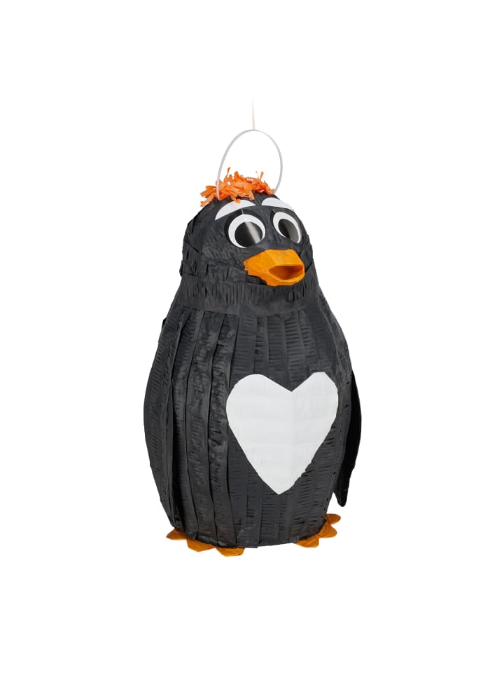 relaxdays Pinata Pinguin in Schwarz günstig kaufen onesize