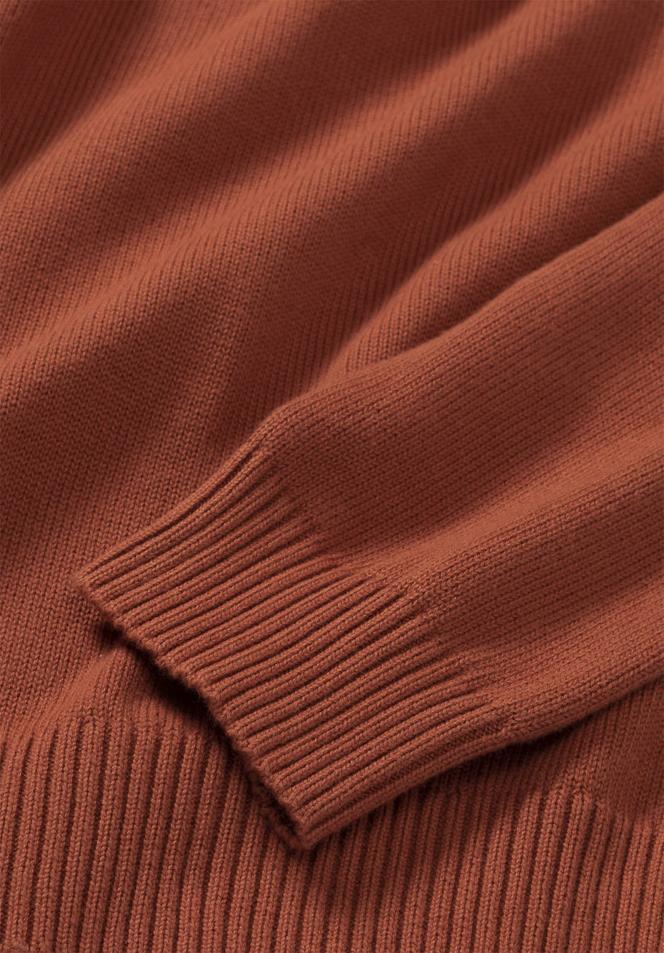 Rundhals-Pullover aus reiner Bio-Baumwolle