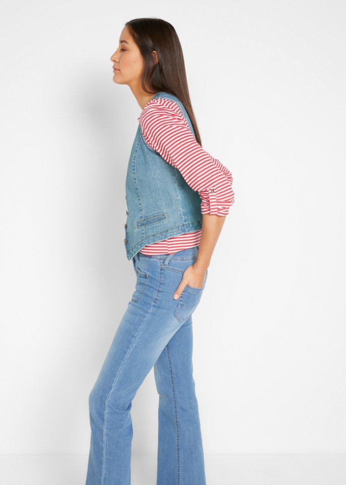 Stretch-Jeansweste