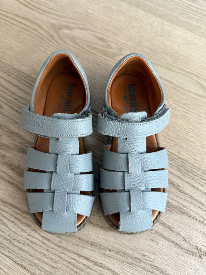 lamino Leder-Halbsandalen in Grau günstig kaufen 29