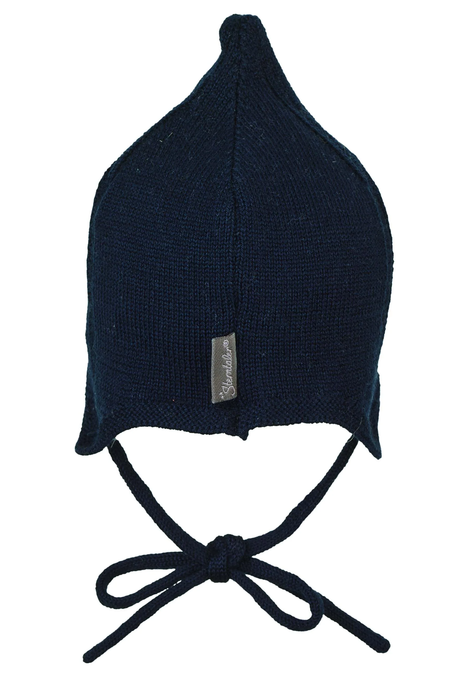 Strickmütze Baby aus Merinowolle unifarben
