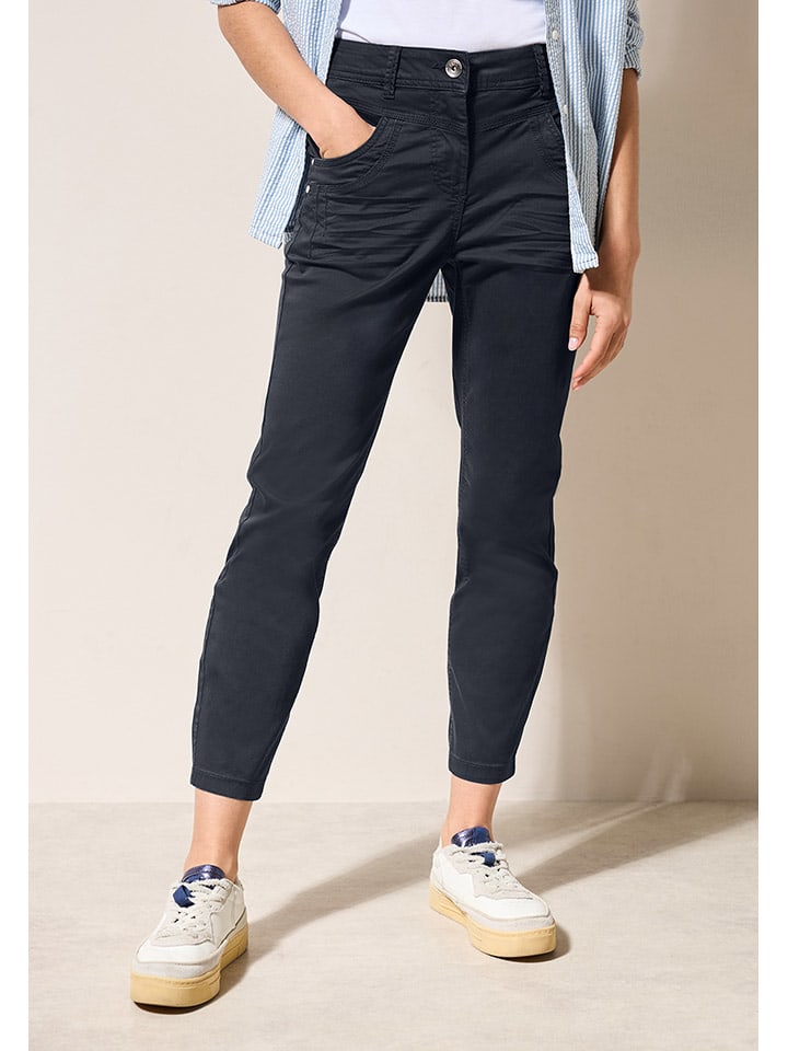 Cecil Hose - Slim fit - in Dunkelblau günstig kaufen