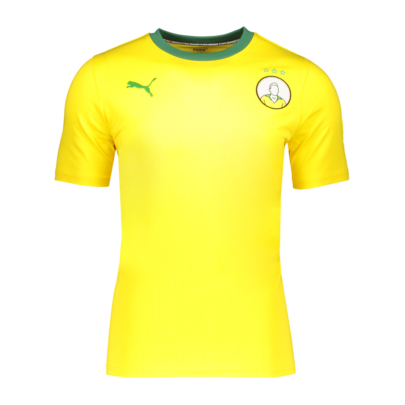PUMA KING Pele T-Shirt Gelb Grün F10