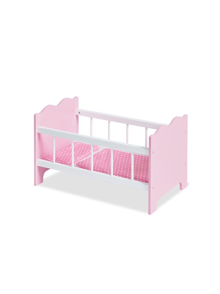 Pinolino 4-tlg. Puppenbett 'Jasmin“ in rosa günstig kaufen onesize