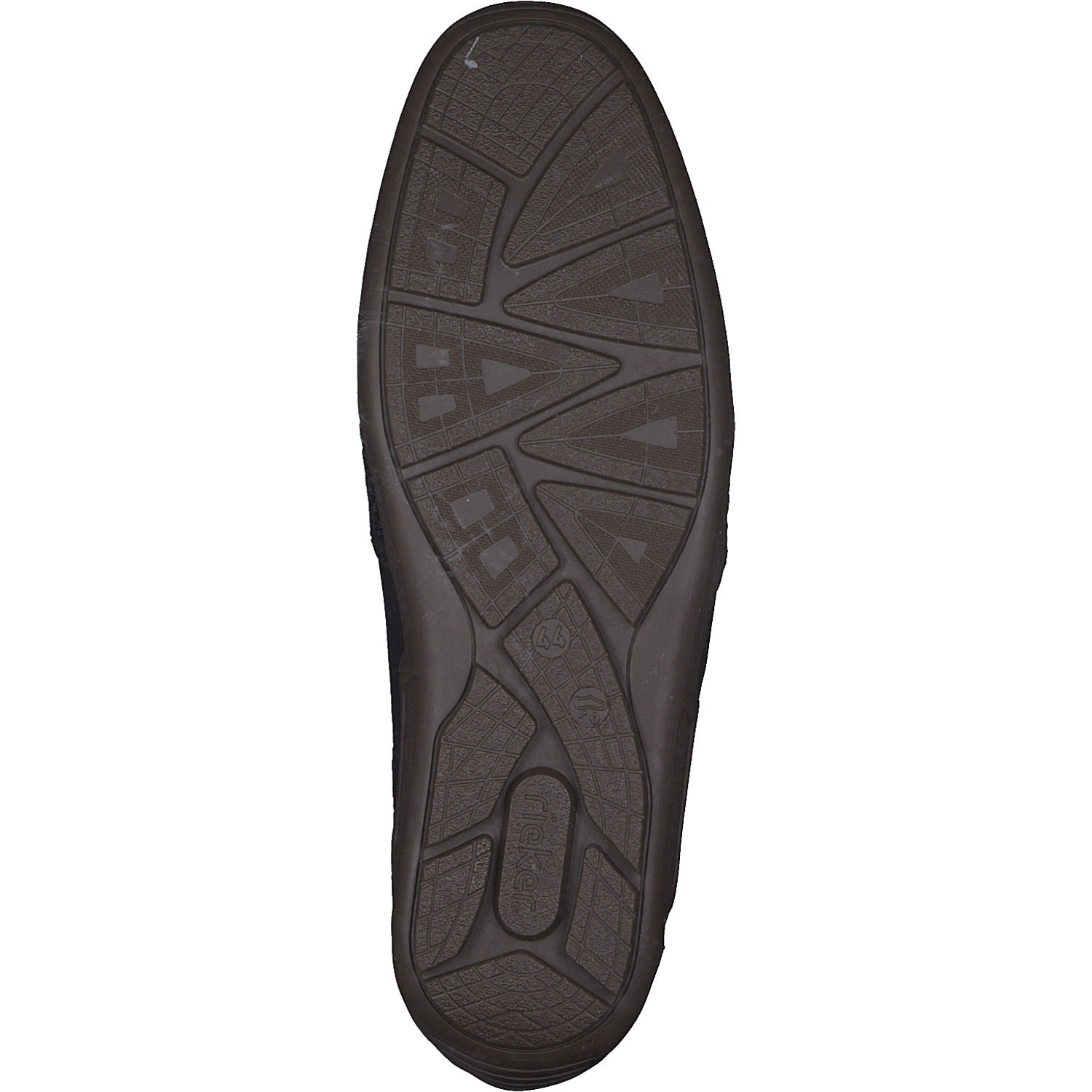 Rieker 09069, Sportliche Slipper, Herren, schwarz/schwarz/amaretto