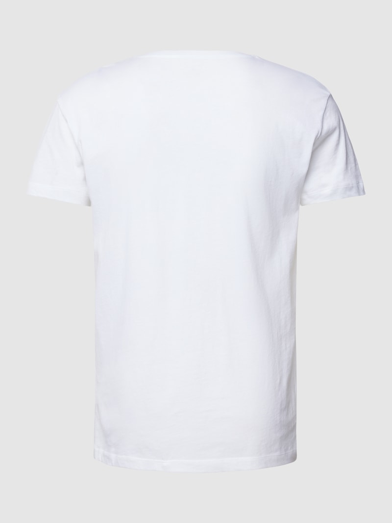 T-Shirt mit Label-Print im 2er-Pack in marineblau