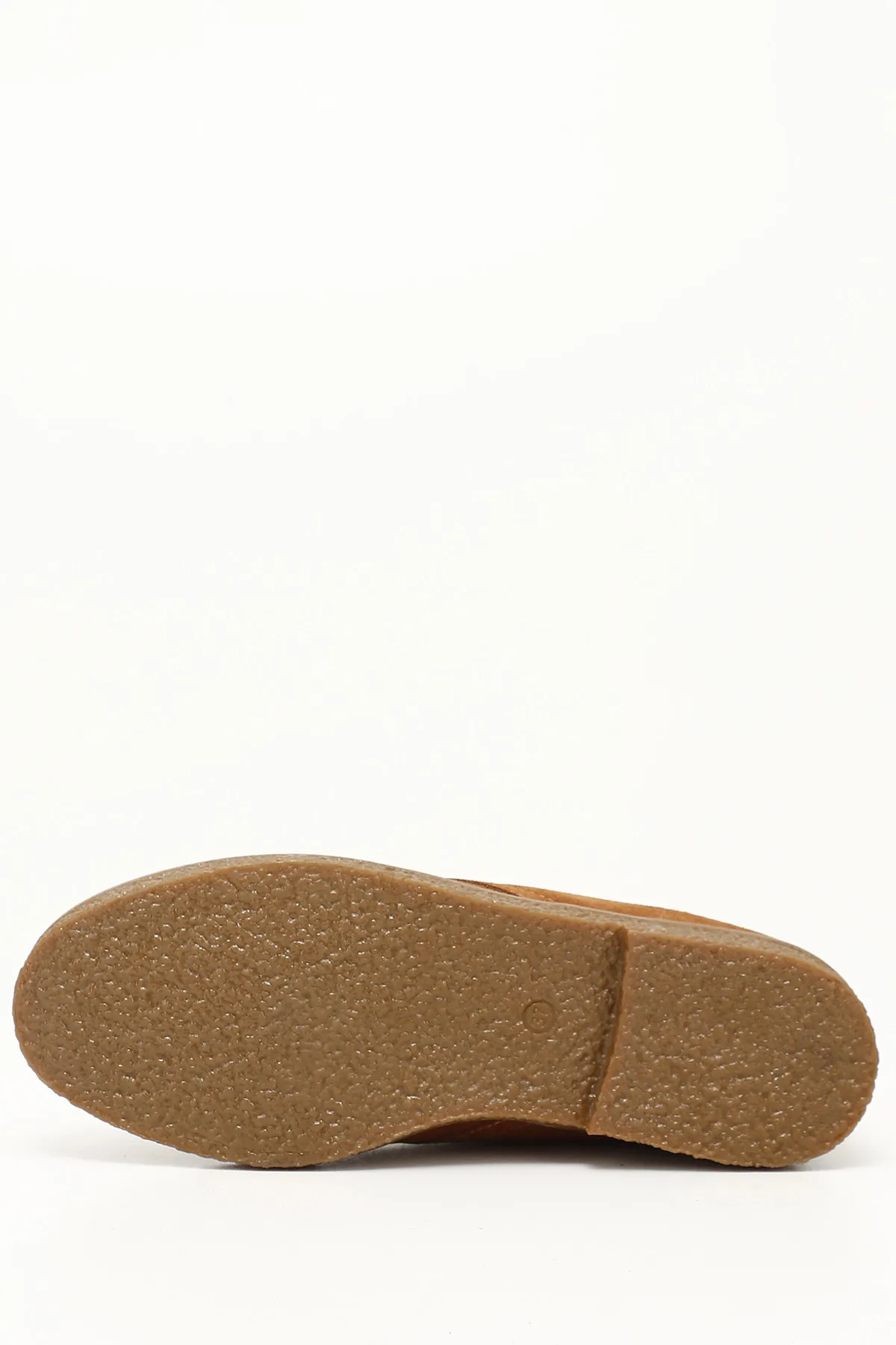 GÖNDERİ(R)  Braune Wildleder-Echtleder-Oxford-Mold-Gummisohle zum Schnüren für Damen im Alltag 51456