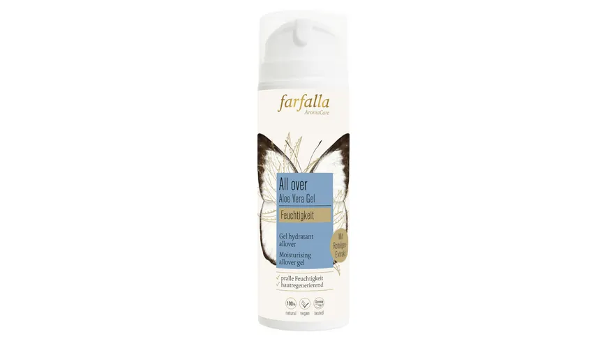 Farfalla Feuchtigkeitsspendendes Allover-Gel Aloe Vera 150 ml