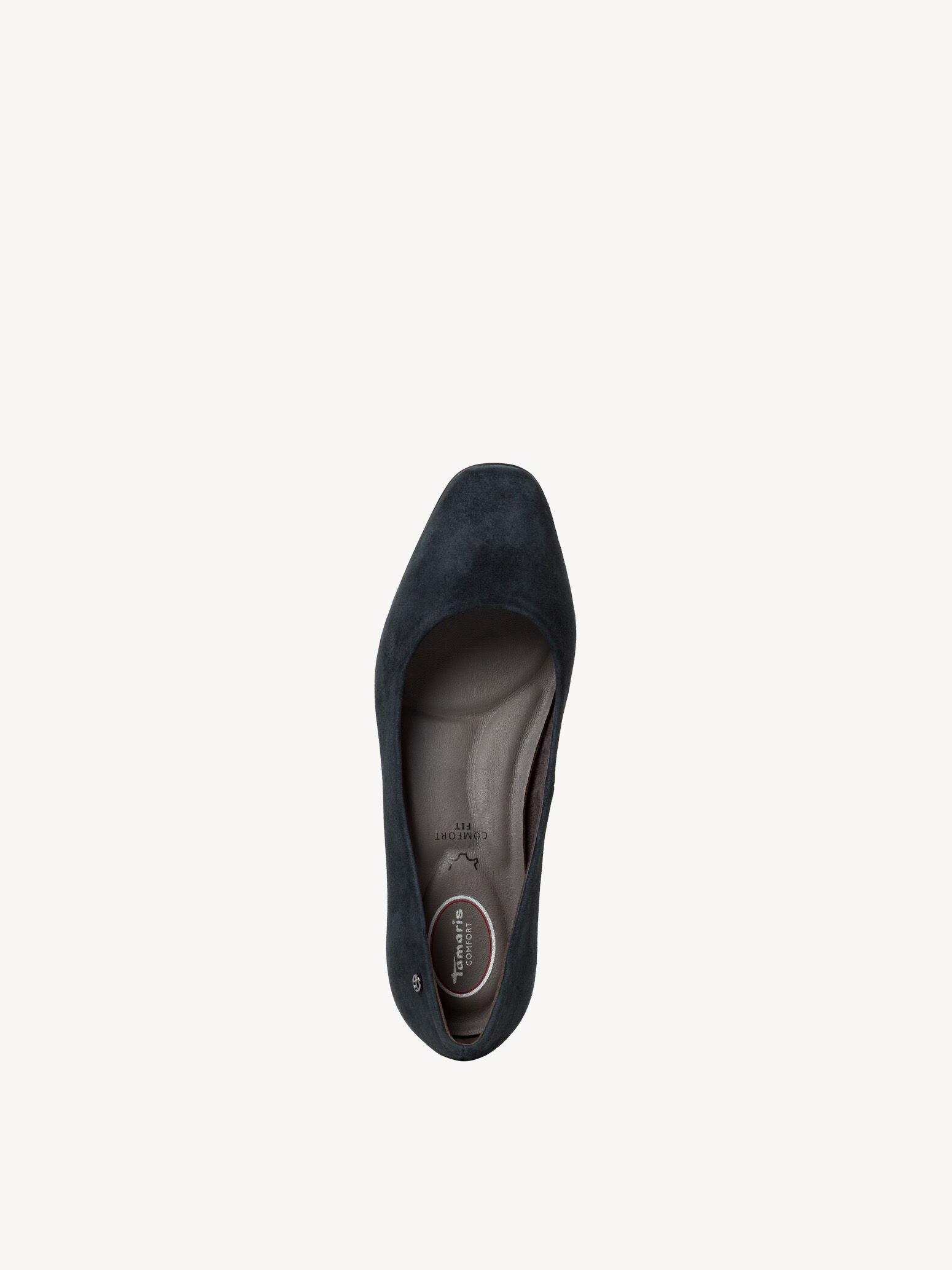 Escarpin en cuir - bleu