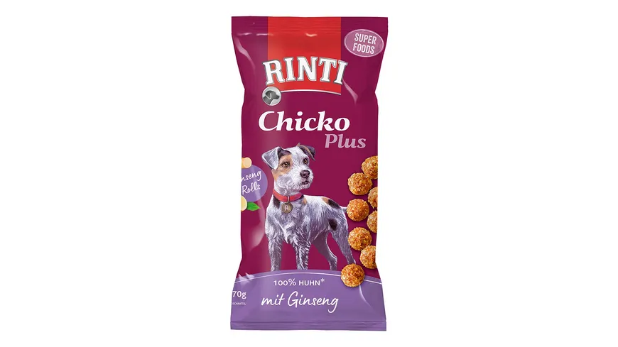 RINTI Hundesnack Chicko Plus Superfoods mit Ginseng 70 g