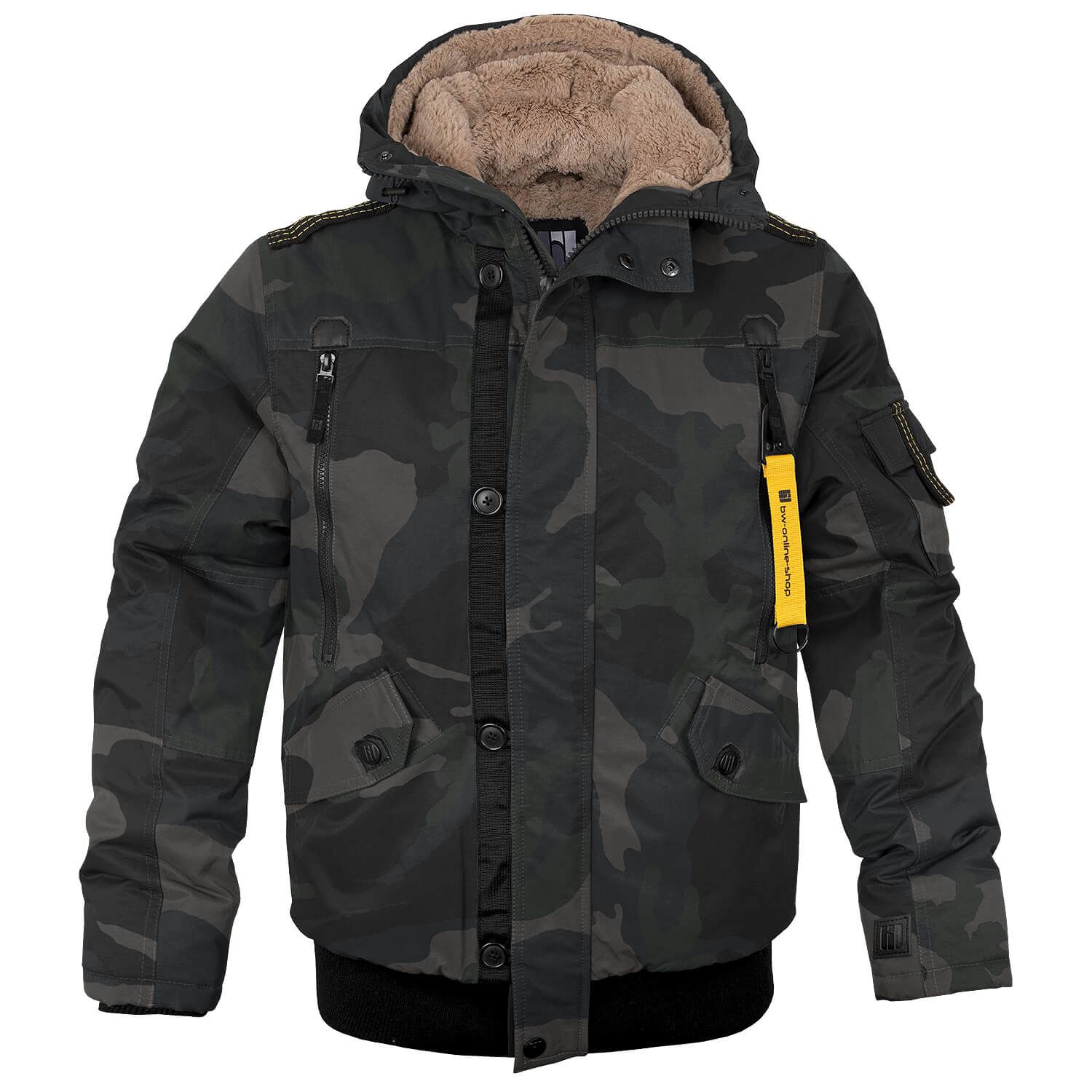 Aircraft Bomberjacke mit Teddyfutter