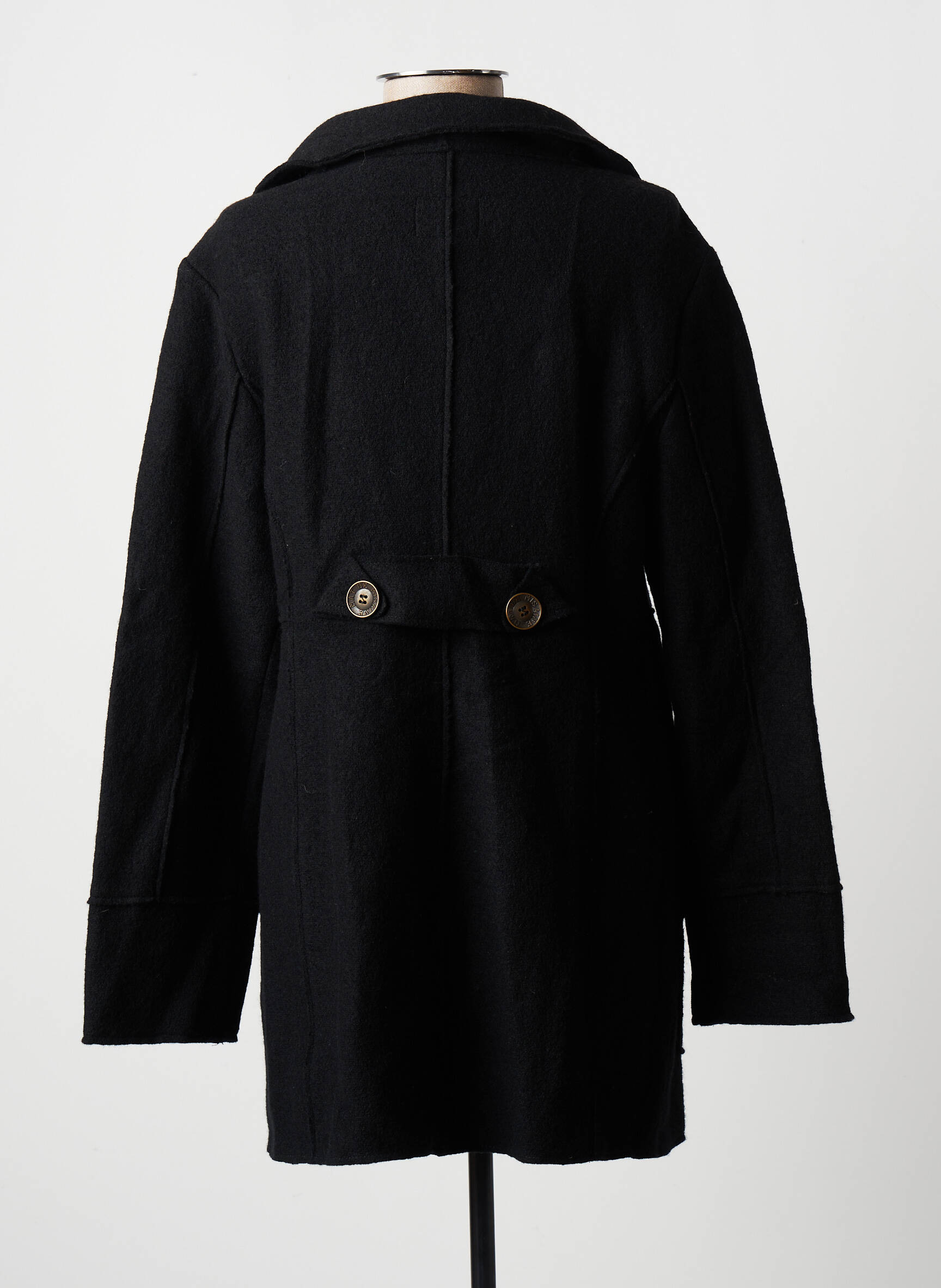 Mat De Misaine Manteaux Longs Femme couleur noir