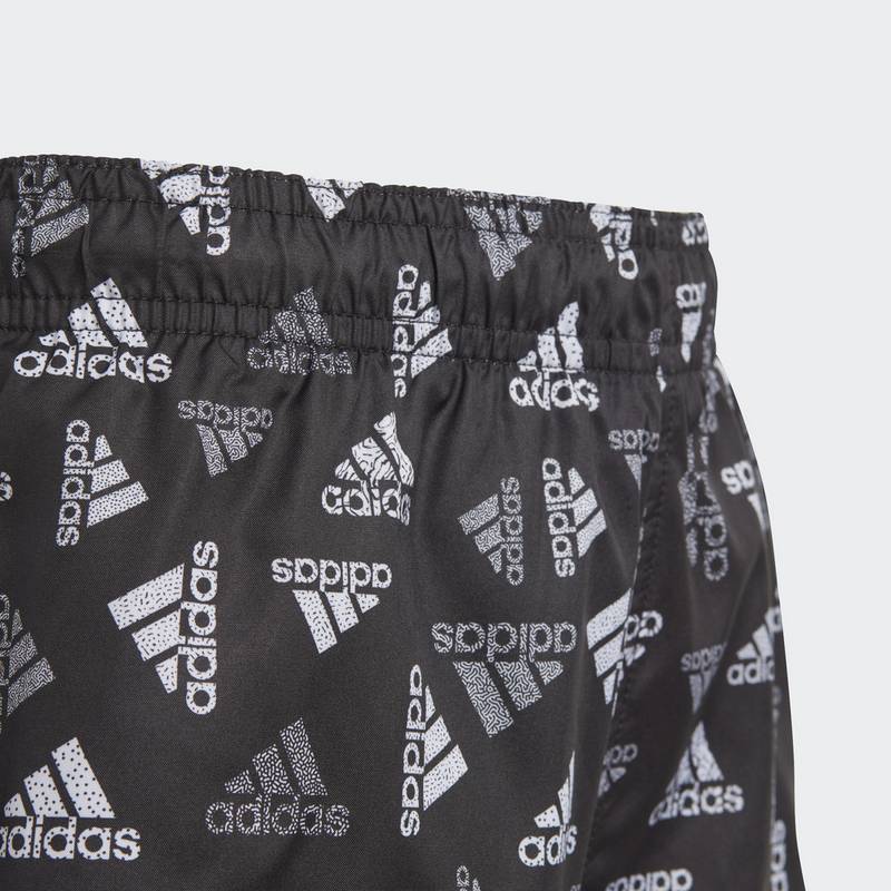 adidas Logo Print CLX Badeshorts Badehose Kinder