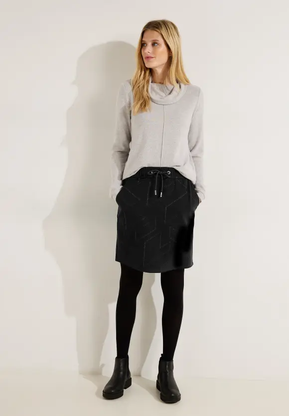 CECIL Jersey Rock mit Muster