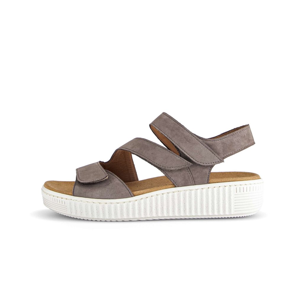Gabor fashion Plateau Sandale grau