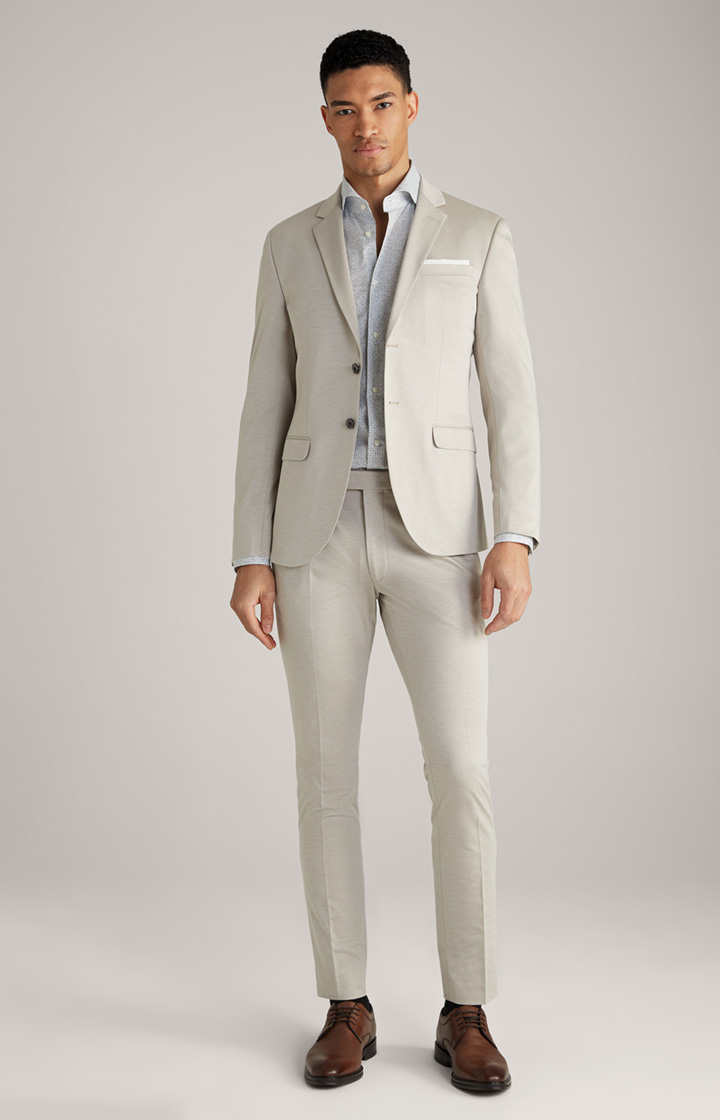 Hemd Pai in Offwhite/Hellblau gemustert