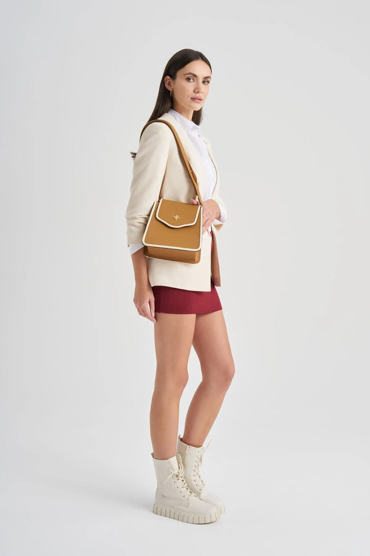 Lucky Bees  Hand- und Schultertasche für Damen – komfortables Design